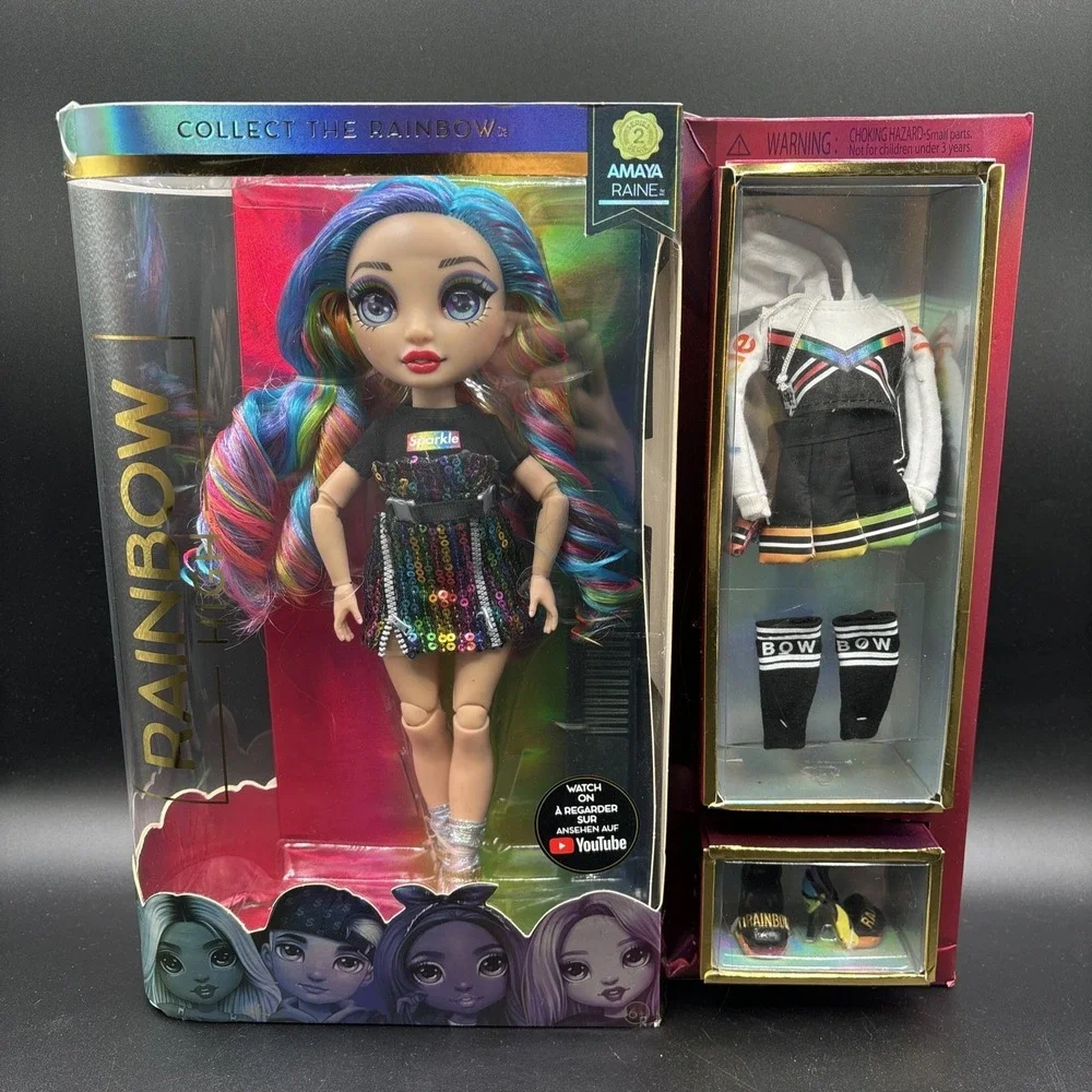 NEW Series 2 Rainbow High Amaya Raine Fashion Doll MGA Entertainment Damaged Box